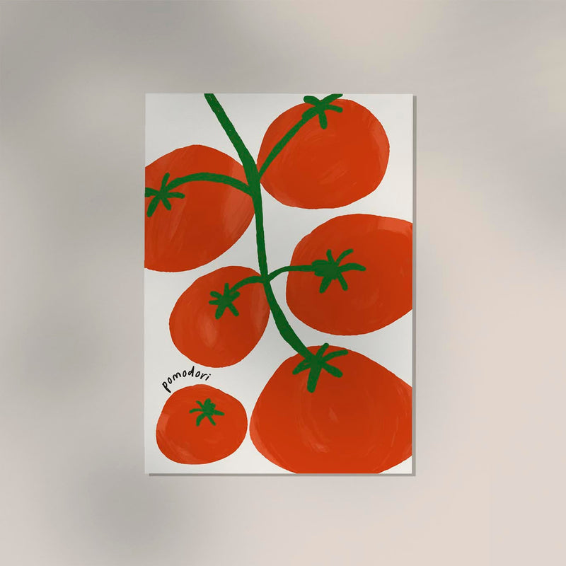 Tomate Pomodori – Fine Art Print UV-beständig Küchenkunst — Ansicht 3