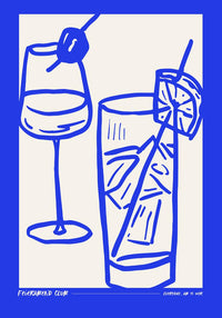 The Feierabend Club Graphic Art Poster – Fine Art Print UV-resistant — Ansicht 4