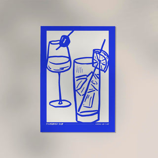 The Feierabend Club Graphic Art Poster – Fine Art Print | UV-resistent | Made in Berlin