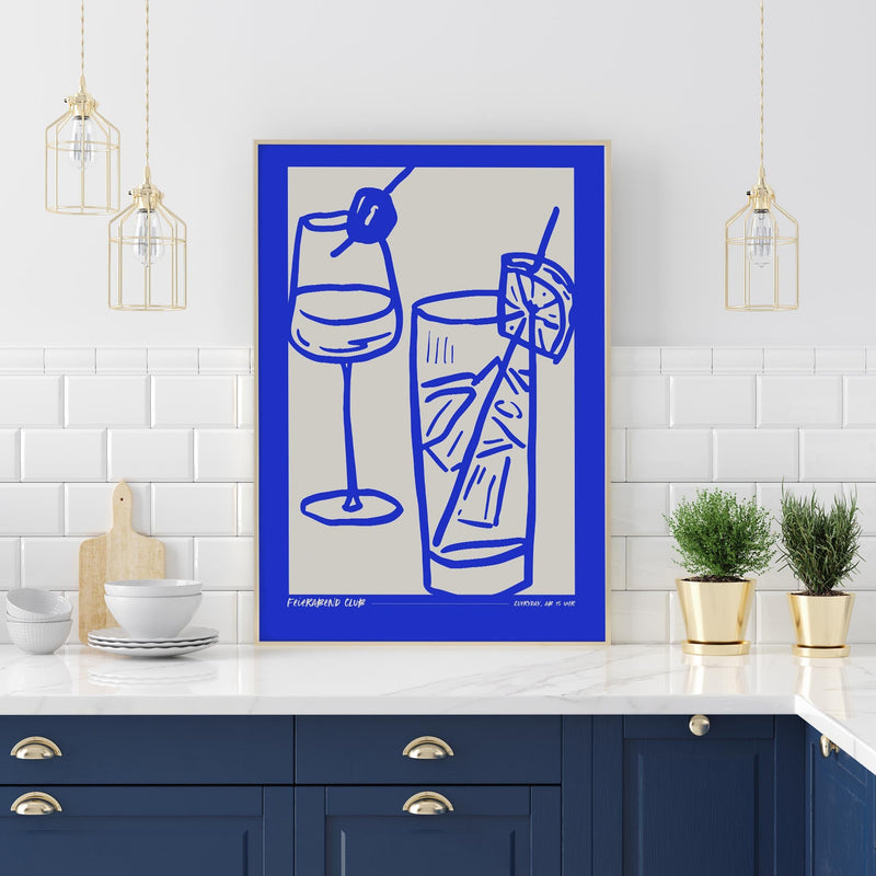 The Feierabend Club Graphic Art Poster – Fine Art Print UV-resistant — Ansicht 2