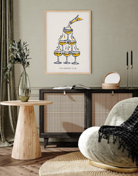 The Crémant Club Art Poster – Fine Art Print UV-resistent — Ansicht 2