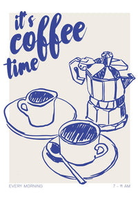 It's Coffee Time Art Poster – Fine Art Print UV-beständig Atelierdruck Berlin — Ansicht 3