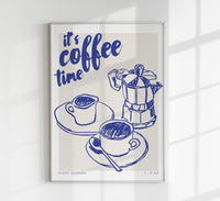 It's Coffee Time Art Poster – Fine Art Print UV-beständig Atelierdruck Berlin — Ansicht 1