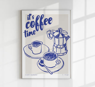 It’s Coffee Time Art Poster – Fine Art Print | UV-beständig | Atelierdruck Berlin