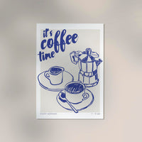 It's Coffee Time Art Poster – Fine Art Print UV-beständig Atelierdruck Berlin — Ansicht 2