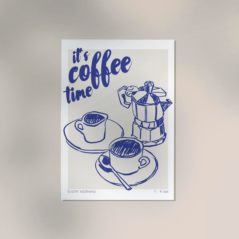 It's Coffee Time Art Poster – Fine Art Print UV-beständig Atelierdruck Berlin — Ansicht 2
