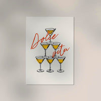 Drinks & La Dolce Vita Art Poster – Fine Art Print | Patroa Studio — Ansicht 2