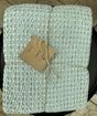 Waffeldecke Cozy – 100 % Baumwolle, weiche Waffelstruktur, Made in Portugal