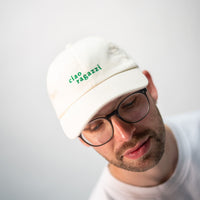 ciao ragazzi Premium Dad Cap Beige Green – Bio-Baumwolle, EU-Made — Ansicht 2