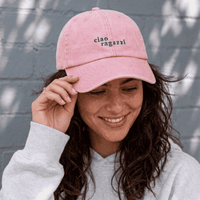 ciao ragazzi Dad Cap vintage pink – 100% Baumwolle — Ansicht 2