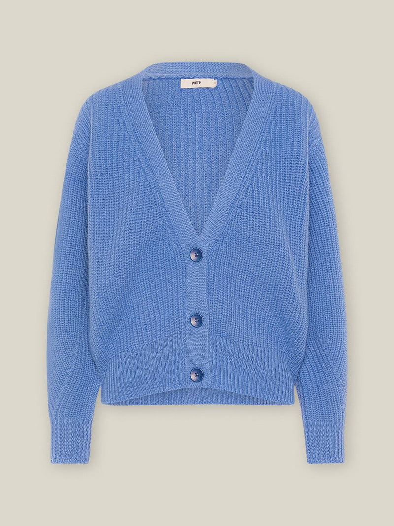 Strick Cardigan aus Organic Cotton – Oversized kurz, fair gefertigt in Italien — Ansicht 16