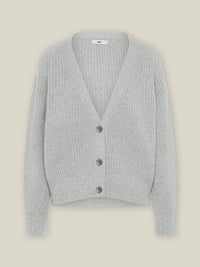 Strick Cardigan aus Organic Cotton – Oversized kurz, fair gefertigt in Italien — Ansicht 9