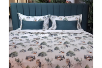 Chalet Bedding Set – Mercerized | Premium Sateen 300 TC | Printed on both sides — Ansicht 1