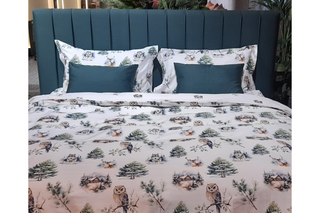 Bettwäsche Set Chalet – Mercerisiert | Premium Satin 300 TC | Beidseitig bedruckt