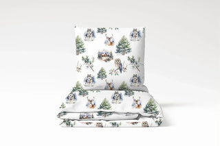 Bettwäsche Set Chalet – Mercerisiert | Premium Satin 300 TC | Beidseitig bedruckt