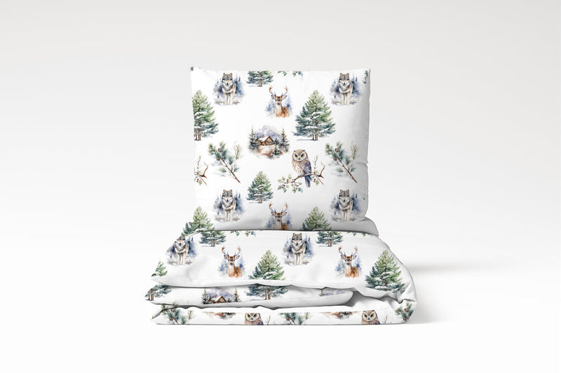 Chalet Bedding Set – Mercerized | Premium Sateen 300 TC | Printed on both sides — Ansicht 3