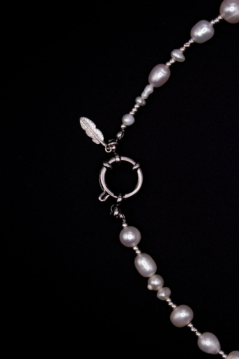 Cherie Pearl Necklace – Handcrafted Elegance with Miyuki & Freshwater Pearls — Ansicht 5