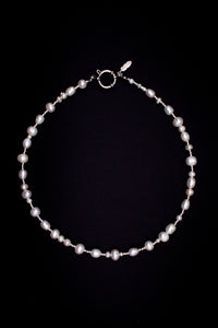 Cherie Pearl Necklace – Handcrafted Elegance with Miyuki & Freshwater Pearls — Ansicht 4