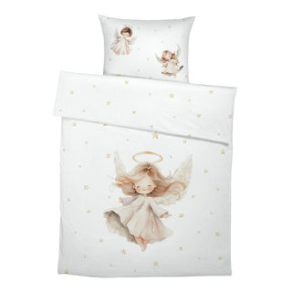 Kinderbettwäsche „Christkind“ – OEKO‑Tex Baumwolle | Musselin/Satin | Hand