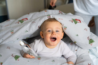 Kinderbettwäsche „Nordic Santa“ – Musselin oder Satin | OEKO‑Tex | Handgefertigt