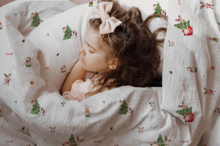 Kinderbettwäsche „Nordic Santa“ – Musselin oder Satin | OEKO‑Tex | Handgefertigt