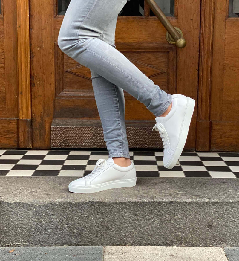 kūlson Sneaker One Weiß – Handgefertigt Portugal, Unisex EU 38–46 — Ansicht 10