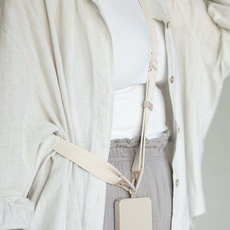 Handykette mit Universal Halterung – Baumwolle & Recyclingkunststoff — Ansicht 4