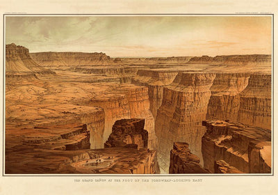 The Grand Canyon National Park Poster – Handgedruckt Berlin