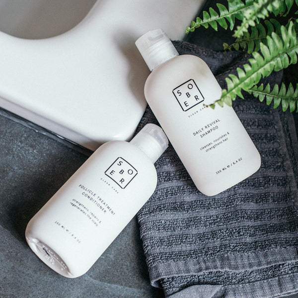 Anti-Hair Loss Treatment: Shampoo & Conditioner – Ectoin & Biotin | Clean Beauty