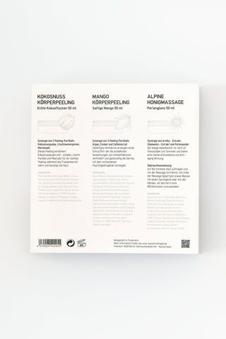 Discovery Set – Coconut & Mango Peelings | Alpine Honey Massage | Geschenk-Set