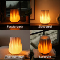 Cora 3D Printed Table Lamp | Recycled PLA & Oak Wood — Ansicht 7