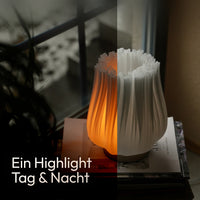 Cora 3D Printed Table Lamp | Recycled PLA & Oak Wood — Ansicht 6
