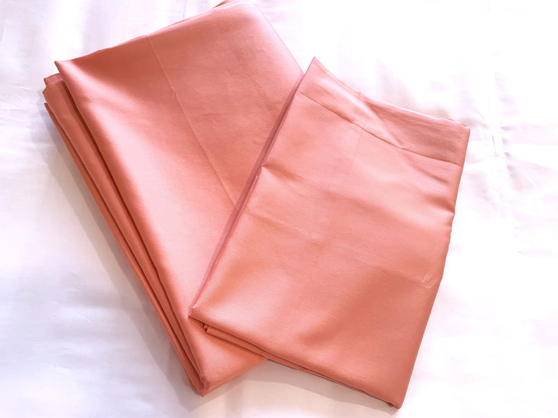 Bündel - Satin Bettlaken + 2 Kissenbezüge – 100% Mako-Baumwolle, bügelleicht — Ansicht 13