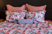 Bed Linen Set Coral Peony – 100% mercerized cotton, sateen 300 TC, easy-care — Ansicht 2