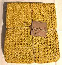 Waffeldecke Cozy – 100 % Baumwolle, weiche Waffelstruktur, Made in Portugal — Ansicht 6