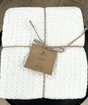 Waffeldecke Cozy – 100 % Baumwolle, weiche Waffelstruktur, Made in Portugal