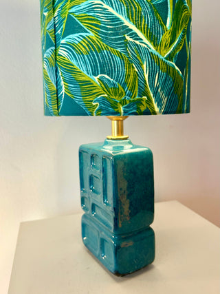 Lampe aus seltener DDR Design-Vase VEB Strehla