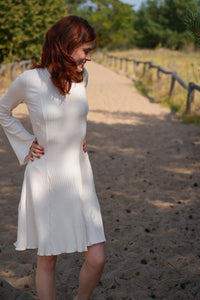 Lya Kleid Creamy White – Bio-Baumwolle B-Ware — Ansicht 6