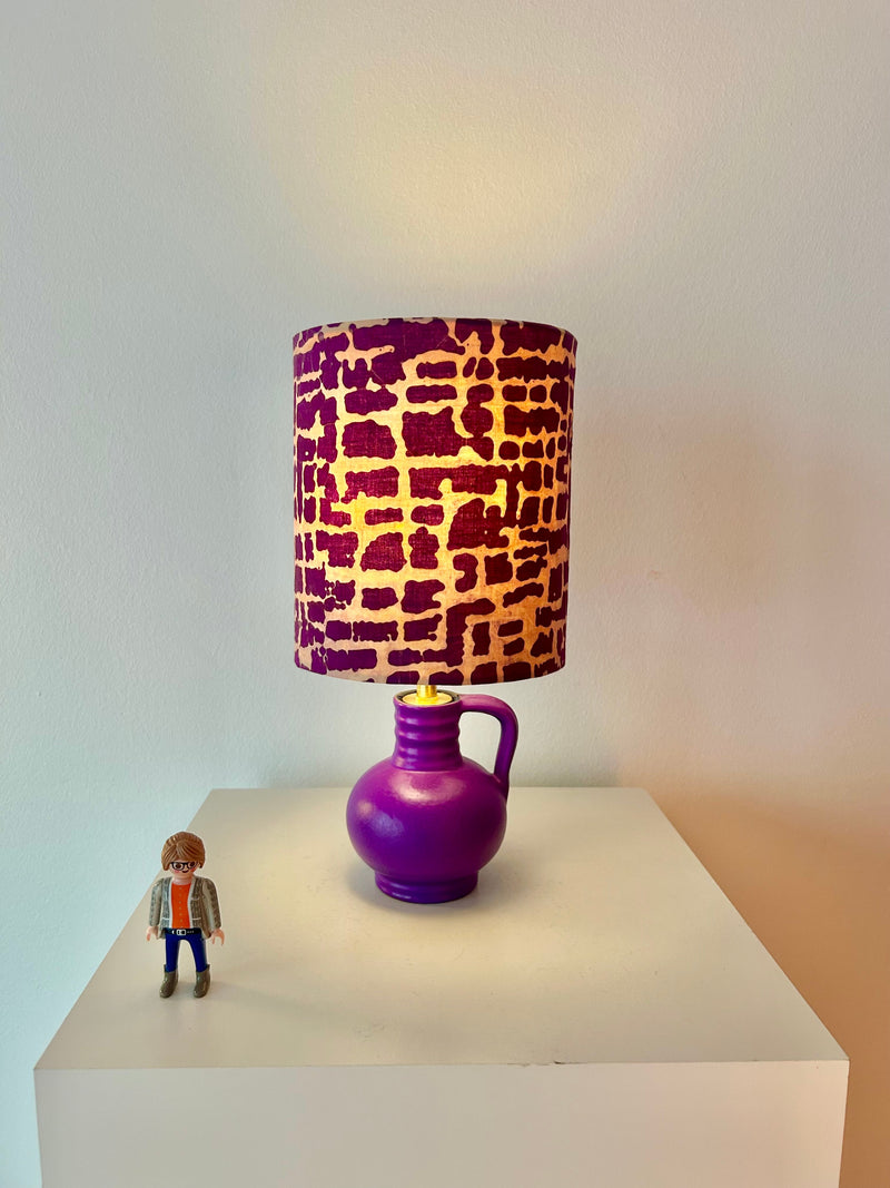 Marei Vase Model 7300 as a Cordless LED Table Lamp – Plum Noir — Ansicht 2