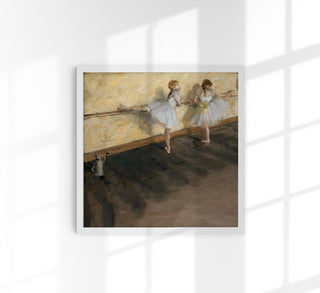 Dancers Practicing at the Barre – Degas Art Print