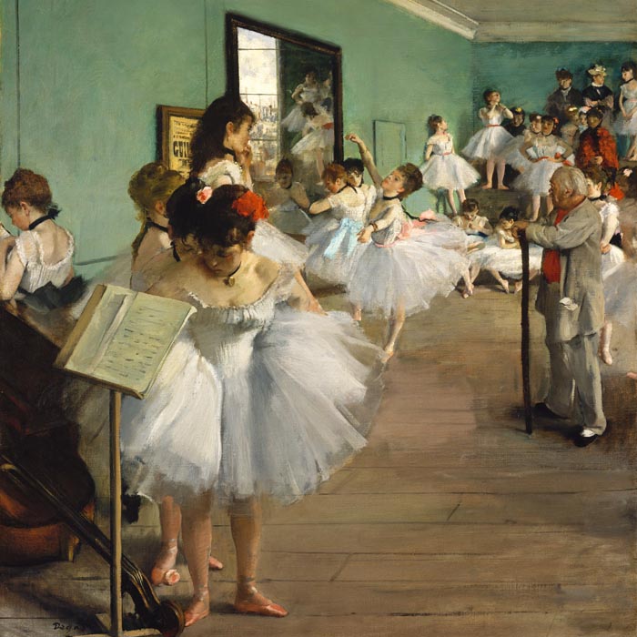 The Dance Class by Edgar Degas – Kunstdruck Poster — Ansicht 3