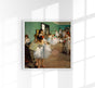 The Dance Class by Edgar Degas – Kunstdruck Poster
