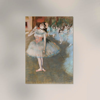 The Star by Edgar Degas – Kunstdruck auf Leinwand