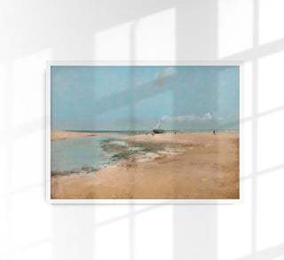 Beach at Low Tide (Mouth of the River) by Edgar Degas – Art Print