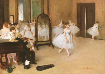 The Dancing Class by Edgar Degas Poster – Archival Quality Art Print