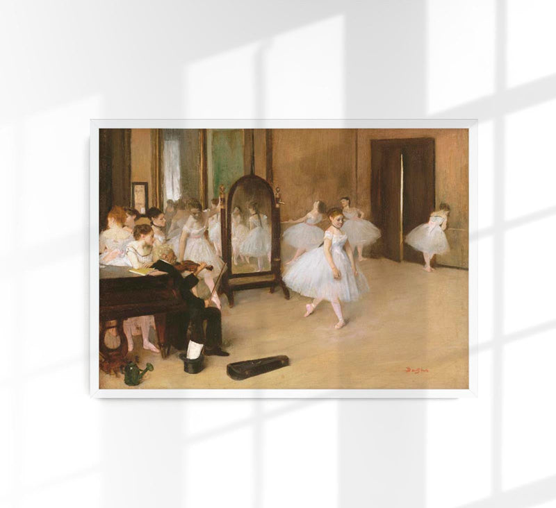 The Dancing Class by Edgar Degas Poster – Archival Quality Art Print — Patroa Studio
