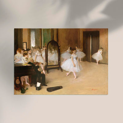 The Dancing Class by Edgar Degas Poster – Archival Quality Art Print