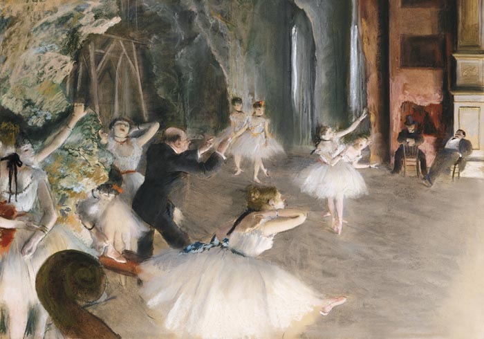 The Rehearsal Onstage by Edgar Degas – Kunstdruck — Ansicht 3