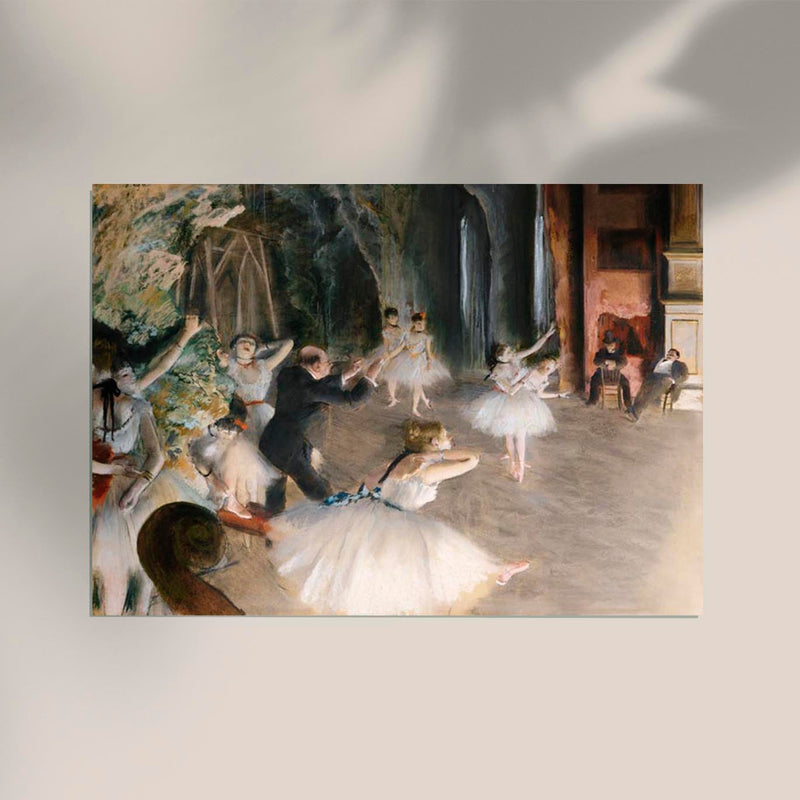 The Rehearsal Onstage by Edgar Degas – Kunstdruck — Ansicht 2