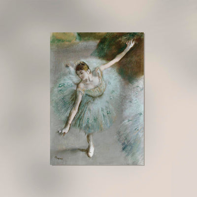 Dancer in Green by Edgar Degas – Kunstdruck